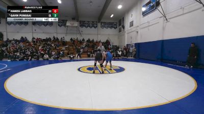 117 lbs Champ. Round 2 - Hamza Labbaq, JFK vs Gavin Pongsai, Gilroy