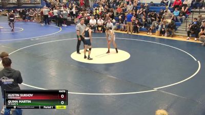 131 lbs Cons. Round 3 - Quinn Martin, St Mary`s vs Austin Sukhov, Tonawanda