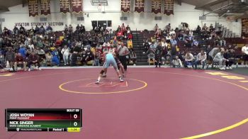 175 lbs Champ. Round 1 - Nick Singer, Faith Christian Academy vs Josh Woyan, Point Pleasant