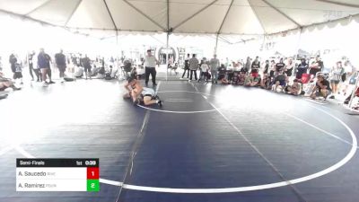 165 lbs Semifinal - Andrew Saucedo, Riverside Rascals vs Alex Ramirez, Pounders WC