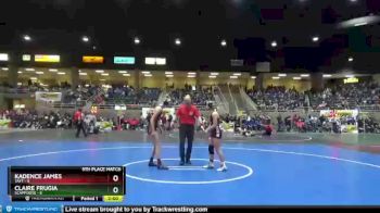 125 lbs Finals (8 Team) - Kadence James, Taft vs Claire Frugia, Scappoose