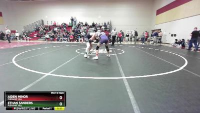 132 lbs Cons. Round 3 - Ethan Sanders, PLEASANT HILL vs Aiden Minor, PLEASANT HILL