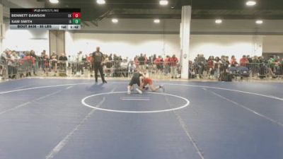 85 lbs Round Of 16 - Bennett Dawson, OK vs Sam Smith, IA