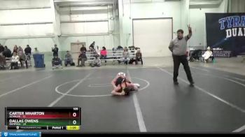105 lbs Round 1 (8 Team) - Carter Wharton, Scanlan vs Dallas Owens, Rampage