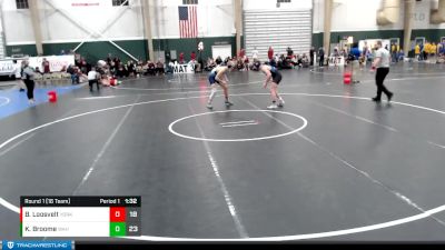 160 lbs Round 1 (16 Team) - Brooks Loosvelt, York vs Kaleb Broome, Wahoo