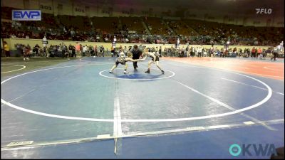 90 lbs Consi Of 8 #1 - Carson Jardot, Perry Wrestling Academy vs Carter Burdick, Broken Bow Youth Wrestling