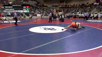 6A 157 lbs 1st Place Match - Ben Smith, Rogers Heritage High School vs Dane Renick, Bentonville West High School