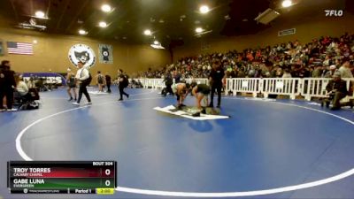 120 lbs Champ. Round 2 - Troy Torres, Calvary Chapel vs Gabe Luna, Evergreen