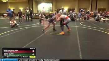 117 lbs Round 2 (4 Team) - Dresden Beard, MO Outlaws Black vs Luke Cline, The Untouchables Purple