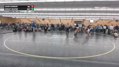189 lbs Round Of 16 - Jaxon Johnson, Hazleton vs Marley Mcafee, Matamoras