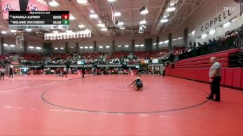 152 lbs Cons. Round 3 - Makaila Alfaro, Arlington Martin vs Melanie Escobedo, Arlington Lamar