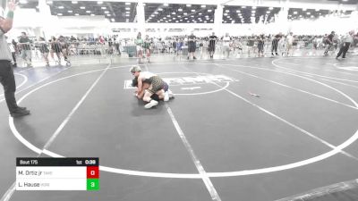120 lbs Consi Of 8 #2 - Mikey Ortiz Jr, Takedown Industries vs Logan Hause, Horizon Huskies AZ