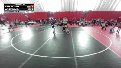 12U True Beginner - 105.6-112.2 Champ. Round 1 - Dustin Kaminski, Wisconsin vs Parker Jenkins, Campbellsport Youth Wrestling Club