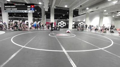 UWW Futures FS - 38 lbs Cons. Round 2 - Mason Huitt, Badlands Elite Wrestling Club vs Avery Haber, Wyoming Seminary College Preparatory High School Wrestling