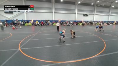 120 lbs Champ. Round 2 - Henry Smith, Unattached vs Gunner Perkins, Westshore