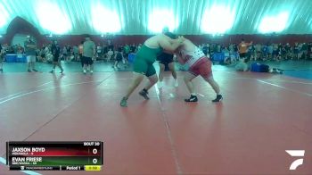 292-314 lbs Round 2 - Jaxson Boyd, Indianola vs Evan Friese, BBE/Waska