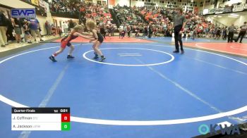 47-51 lbs Quarterfinal - Jade Coffman, Sallisaw Takedown Club vs Aeryn Jackson, Locust Grove Youth Wrestling