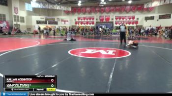 85 lbs 1st Place Match - Kallan Koehntop, MAHACA vs Coleman McNutt, Pinnacle Wrestling Club