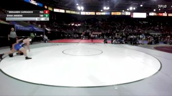 6A 190 lbs Cons. Round 2 - Evan Anders, Timberline vs Benjamin Carrasco, Post Falls