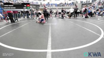 66 lbs Rr Rnd 4 - Owen Green, Perry Wrestling Academy vs Brylynn Revier, Morrison Takedown Club
