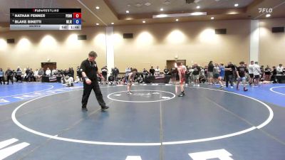 110 lbs Semis - Nathan Fenner, Pennsylvania vs Blake Binetti, New Jersey