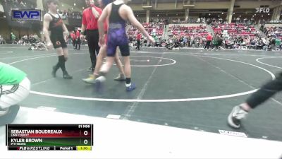 92 lbs Cons. Round 2 - Sebastian Boudreaux, Linn County vs Kyler Brown, Pittsburg