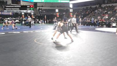 132 lbs Consi Of 8 #1 - Jonathan Madera, Chino (SS) vs Bryce Pasvogel, Clovis North (CS)