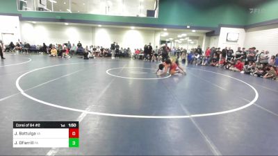 157 lbs Consi Of 64 #2 - James Battulga, VA vs Jayden OFarrill, PA