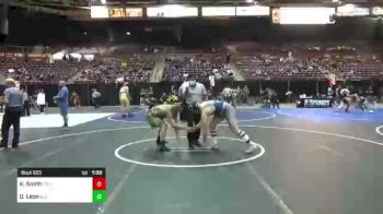 182 lbs Quarterfinal - Kaleb Smith, Fighting Squirrels vs Dominick Leon, Elite Force