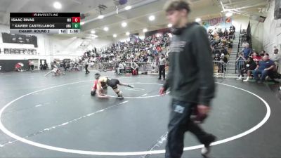 138 lbs Champ. Round 2 - Xavier Castellanos, Anaheim vs Isaac Rivas, Mater Dei