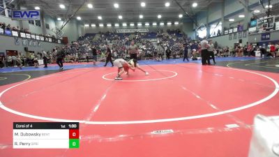 103 lbs Consi Of 4 - Magnus Dubowsky, Bentonville Wrestling Club vs Remington Perry, Springdale Youth Wrestling Club