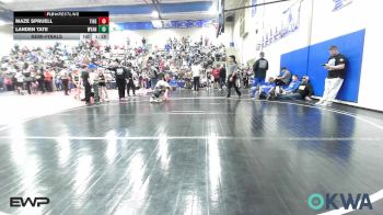 80 lbs Semifinal - Maze Spruell, Tiger Trained Wrestling vs Landen Tate, Wyandotte Youth Wrestling