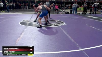 215 lbs Cons. Round 6 - Noah Morehouse, Timberline vs Gage Ponton, Mountain View