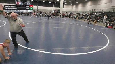 70 lbs Cons. Sub-semis - Jeptha Poole, Iowa vs Zayne Ranvek, Kasson-Mantorville Wrestling Club