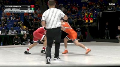 157 lbs Quarters & 1st Wb (16 Team) - Jackson Arrington, NC State vs Landon Robideau, Oklahoma State