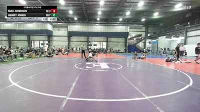 129 lbs Rr Rnd 3 - Mac Johnson, NC United - BHS vs Henry Jones, Virginia Team Predator - BHS