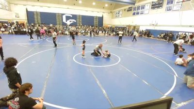 43 lbs Cons. Semi - Allison Glass, Rolling Wrestling vs Kekoa Sheldahl, Mantanona Training Center MTC