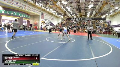 175 Boys Champ. Round 2 - Ke`Andre Davis, Chula Vista vs Lawson Fry, La Costa Canyon