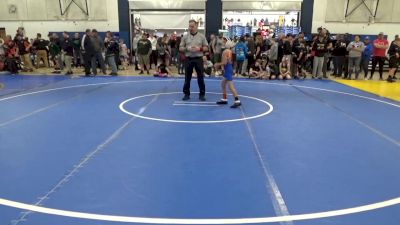 66 lbs Round Of 16 - Paeton Miller, Rambler W.C. vs Riley Haddix, Mountaineer Elite