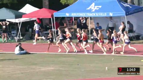 Women's 1500m Open B, Finals 1