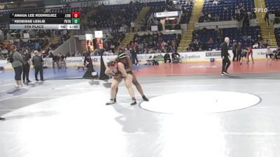 165 lbs 5th Place - Anaija Lee Rodriguez, Duggan vs Kedeisse Leslie, Putnam