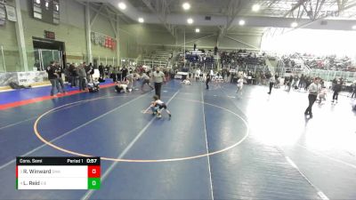 43 lbs Cons. Semi - Ledger Reid, East Idaho Elite vs Raxtin Winward, Sanderson Wrestling Academy