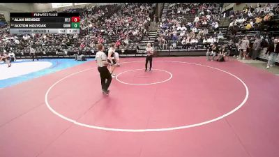 3A 285 lbs Champ. Round 1 - Jaxton Holyoak, Canyon View vs Alan Mendez, Delta