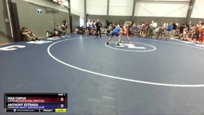 165 lbs Cons. Round 3 - Max Copus, Cleveland High School Wrestling vs Anthony Estrada, Thurston County Wrestling Club