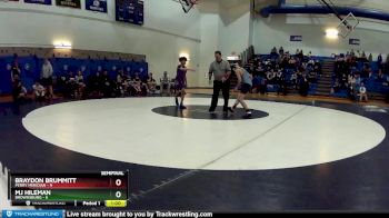 90 lbs Semis (4 Team) - MJ Hileman, Brownsburg vs Braydon Brummitt, Perry Meridian