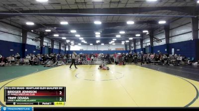 60 lbs Round 2 - Bridger Jennison, St. Maries Wrestling Club vs Tripp Odiaga, Legacy Wrestling Academy