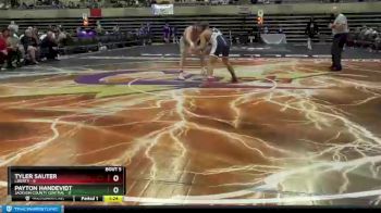 160 lbs Semis & 1st Wrestleback (8 Team) - Tyler Sauter, Liberty vs Payton Handevidt, Jackson County Central