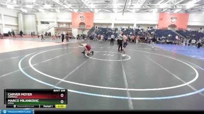 133 lbs Cons. Round 3 - Marco Milankovic, Utica vs Carver Moyer, Norwich