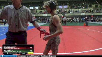 90 lbs Champ. Round 1 - Jet Lester, Chickasaw Elite Wrestling Club vs Caleb Rachut, Osage Little Devil Wrestling