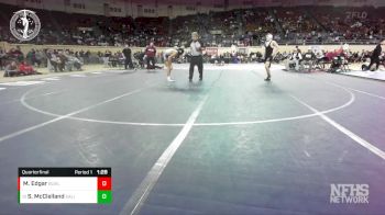 3A-120 lbs Quarterfinal - Spencer McClelland, SALINA vs Madden Edgar, BLACKWELL